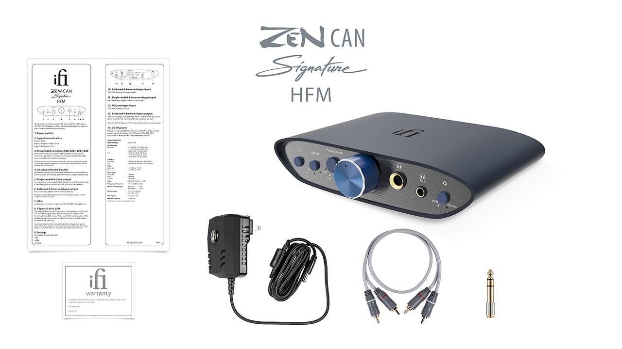 iFi Audio ZEN CAN Signature HFM Lieferumfang