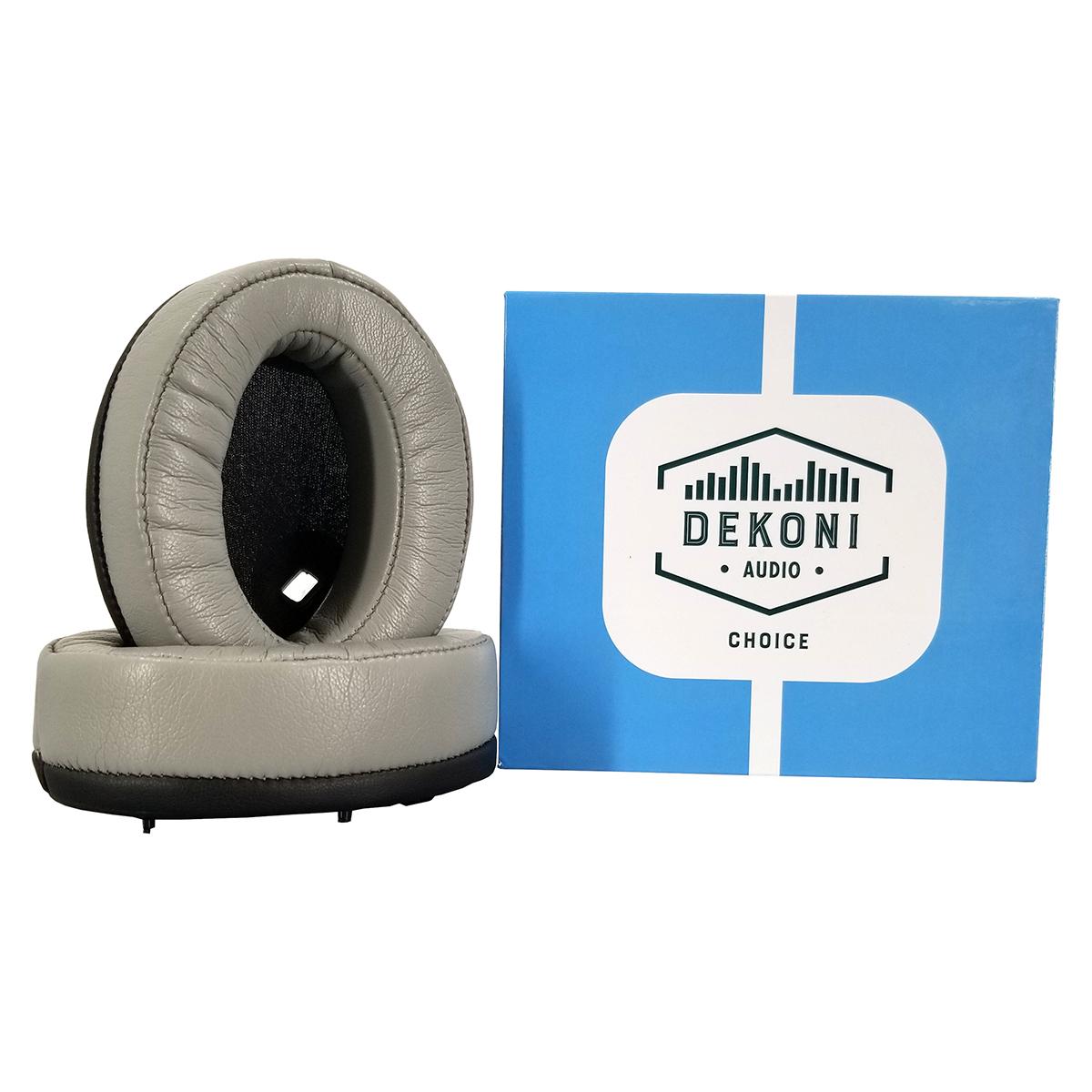 Dekoni Ersatz-Ohrpolster Sony WH1000Xm4 - Choice Leather , Grau