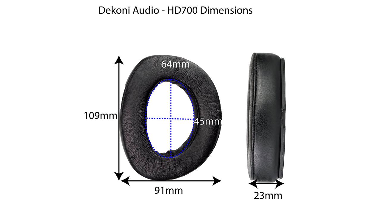 Dekoni Audio EPZ-HD700 Abmessungen