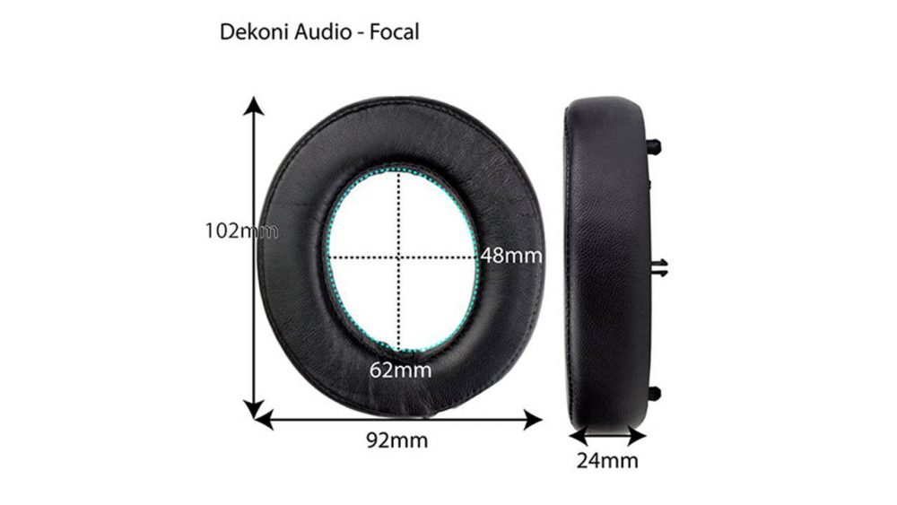 Ersatz-Ohrpolster Für Focal Spirit One / Listen Wireless Pro – Memory Foam, Bequem & Verbesserter Schallschutz (Rot)