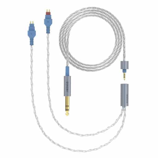 Ensemble Kopfhörerkabel 6,35 mm Braided Cable mit HD600 Kopfhörer-Anschlüsse