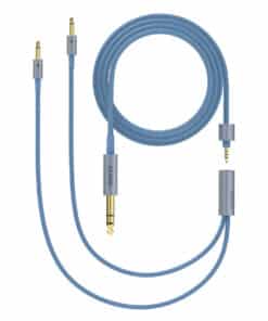 Ensemble Kopfhörerkabel 6,35 mm Nylon Wrapped mit 3,5 mm Kopfhörer-Anschlüsse