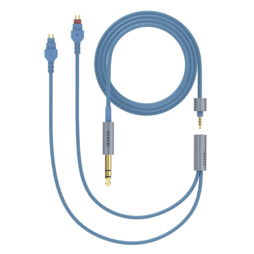 Ensemble Kopfhörerkabel 6,35 mm Nylon Wrapped mit HD600 Kopfhörer-Anschlüsse