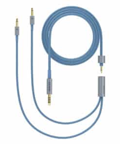 Ensemble Kopfhörerkabel 4,4 mm Nylon Wrapped mit 3,5 mm Kopfhörer-Anschlüsse
