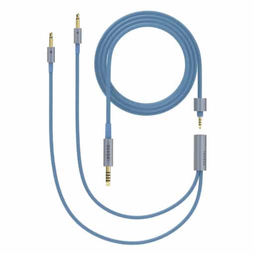 Ensemble Kopfhörerkabel 4,4 mm Nylon Wrapped mit 3,5 mm Kopfhörer-Anschlüsse