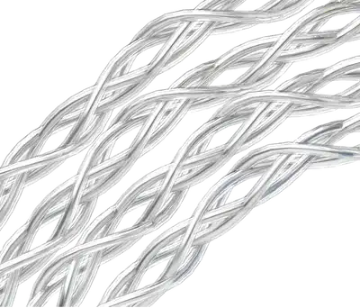 Silver Plated Copper Twist