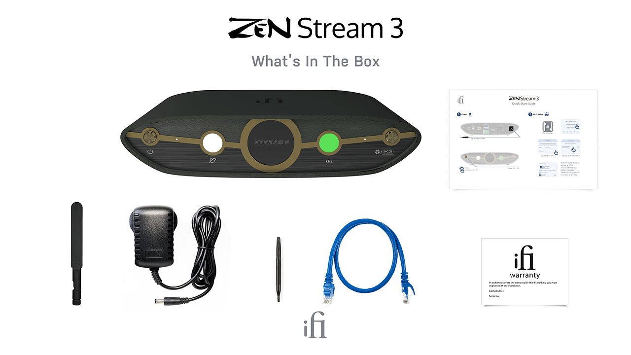 iFi Audio ZEN Stream 3 - iPower2 Bundle - WOD Audio Onlineshop